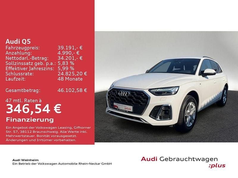 Gebraucht Audi Q5 Ambiente 204 PS (150 kW) 2024 Arkonaweiß SUV