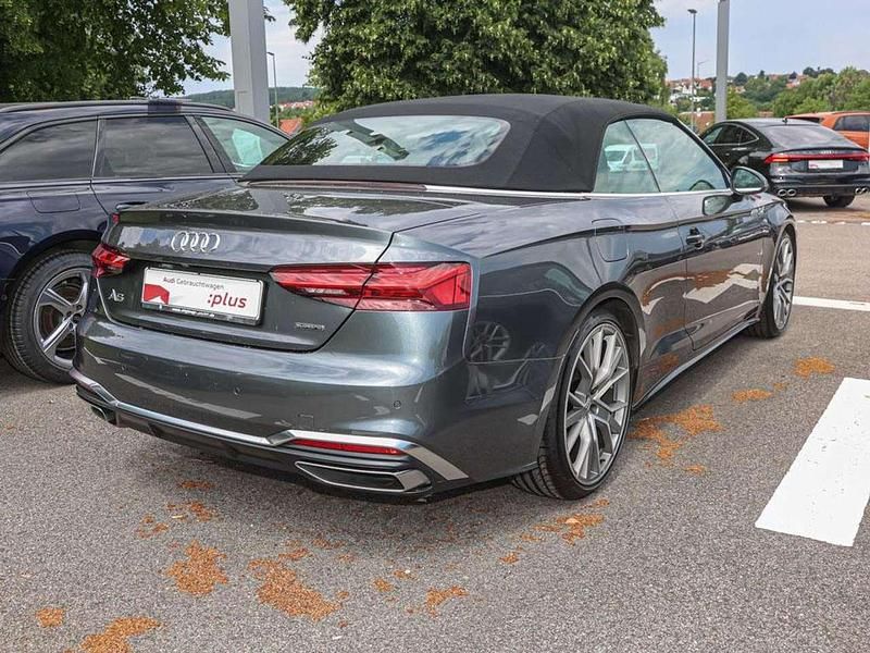 Gebraucht Audi A5 Cabriolet S-Line 265 PS (194 kW) 2022 Daytonagrau perleffekt verdeck schwarz (metallic) Cabrio