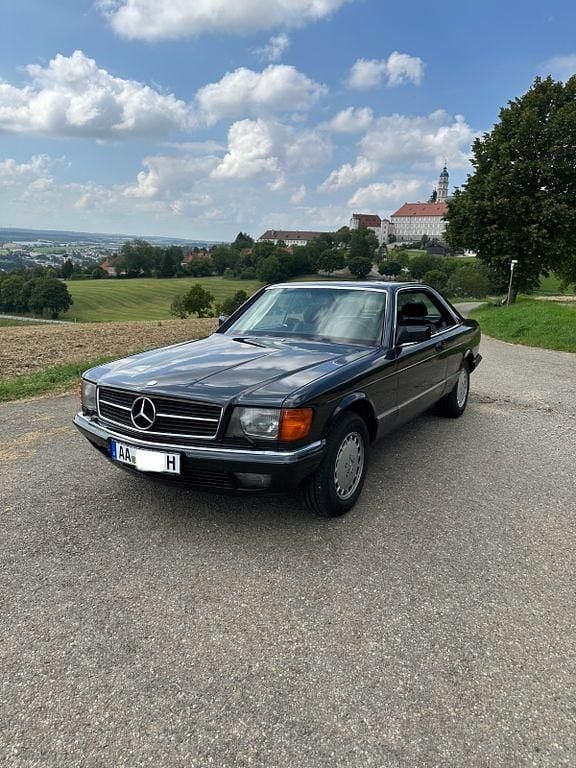 Schwarz Gebraucht 1985 Mercedes 500 Coupé | 22.900 € - Bild 1/4