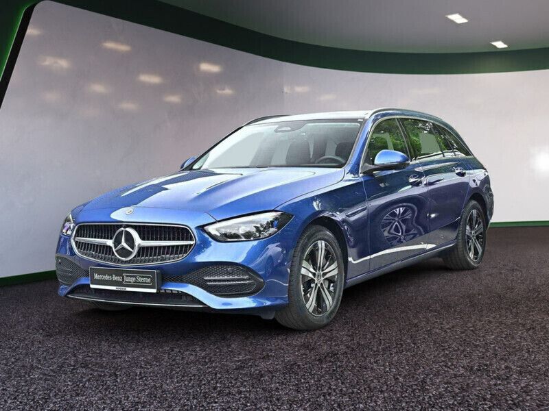 Blau Gebraucht 2024 Mercedes C300e Avantgarde Kombi | 39.890 € (Superpreis) - Bild 1/4