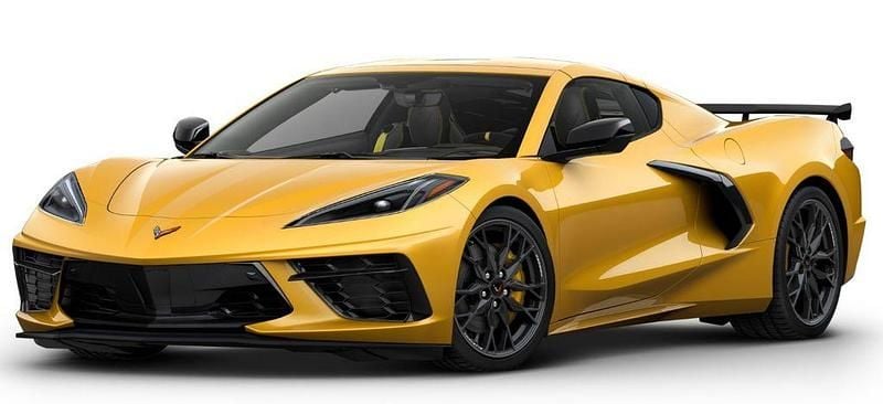 Neu Corvette C8 481 PS (353 kW) 2025 Gelb Coupé