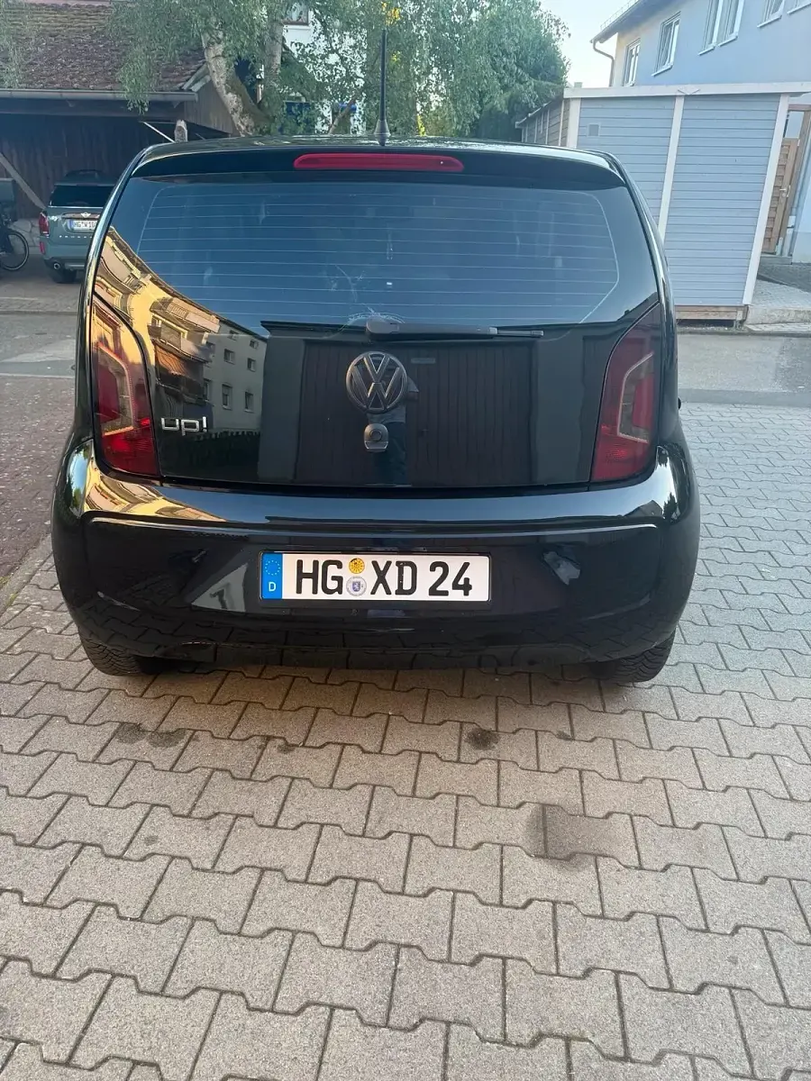Gebraucht VW up! 60 PS (44 kW) 2012 Schwarz Kleinwagen