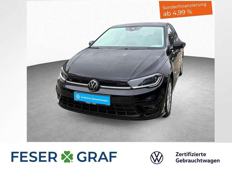 Deep black perleffekt Gebraucht 2025 VW Polo R-line Limousine | 21.450 € - Bild 1/2