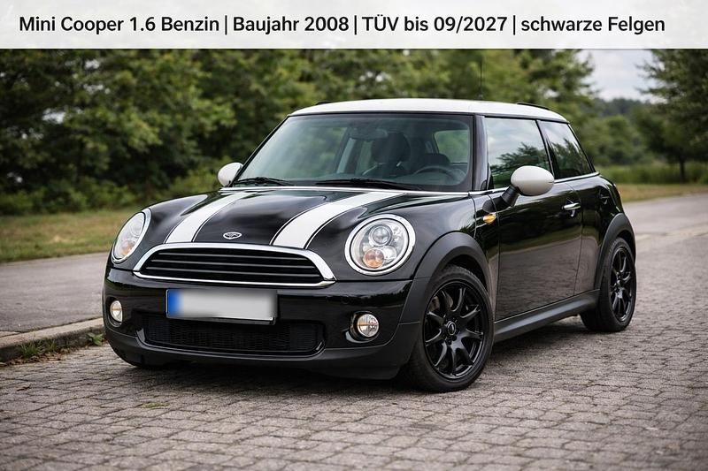 Schwarz Gebraucht 2008 Mini Cooper Kleinwagen | 2.890 € - Bild 1/4