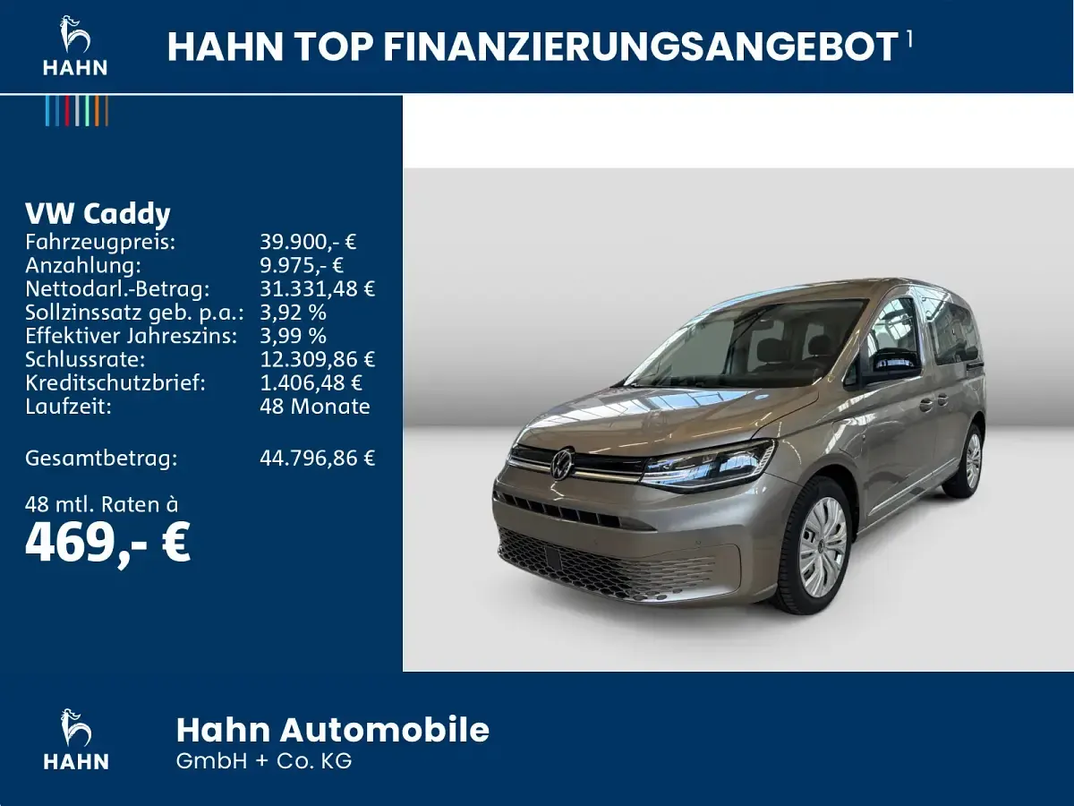 Gebraucht VW Caddy Style 150 PS (110 kW) 2025 Mojave beige metallic Van / Kleinbus