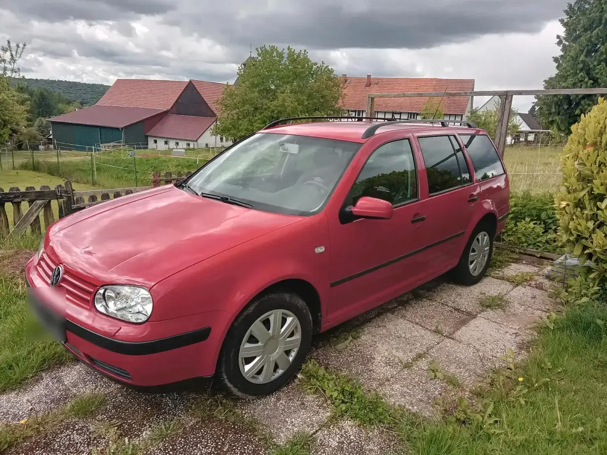 Brugt VW Golf IV 110 HK (80 kW) 2002 Rød Stationcar