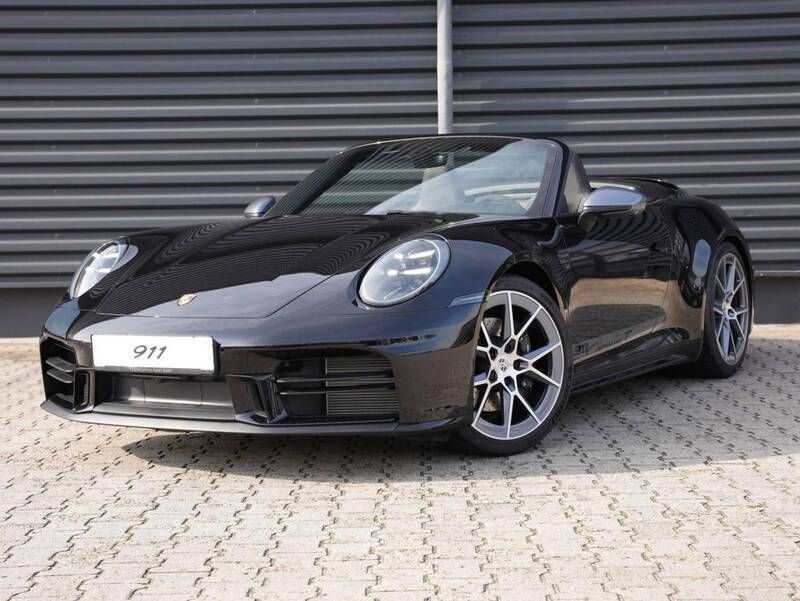 Tiefschwarzmetallic Neu 2025 Porsche 911 Carrera T Cabrio | 173.058 € (Fairer Preis) - Bild 1/4