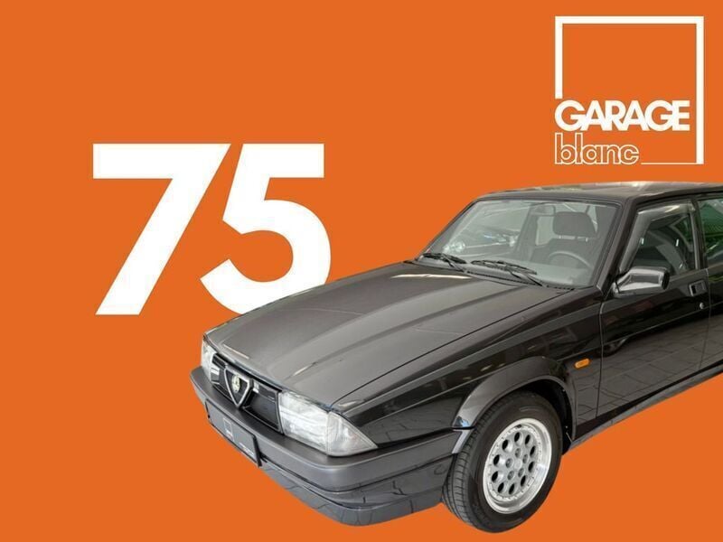 Schwarz Gebraucht 1991 Alfa Romeo 75 Limousine | 22.890 € - Bild 1/4