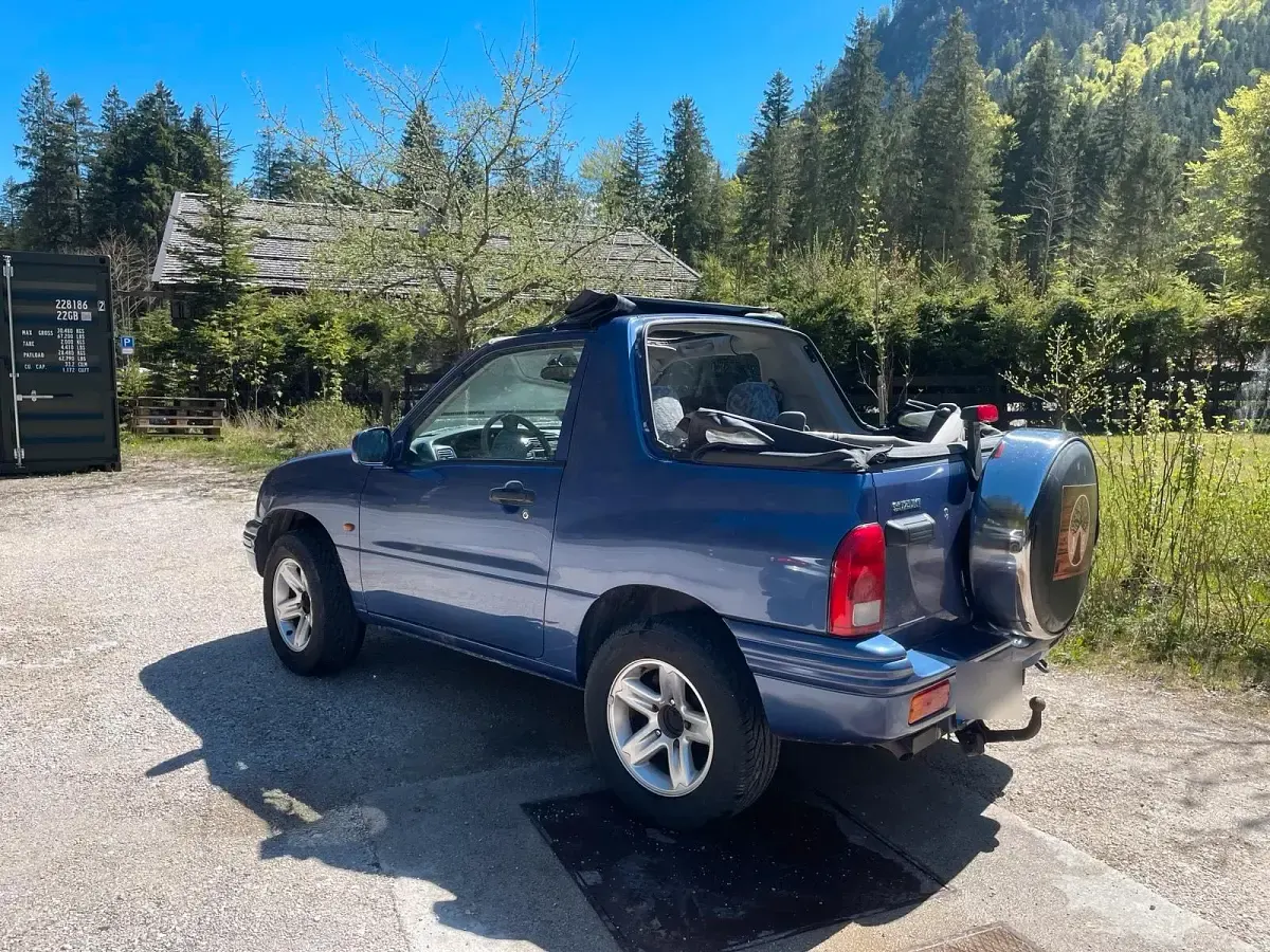 Gebraucht Suzuki Grand Vitara 120 PS (88 kW) 1998 Blau Cabrio