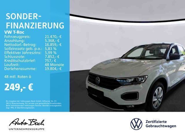 Weiß Gebraucht 2022 VW T-Roc Style SUV | 21.470 € (Fairer Preis) - Bild 1/4