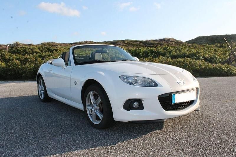 Gebraucht Mazda MX5 126 PS (92 kW) 2013 Weiß Cabrio