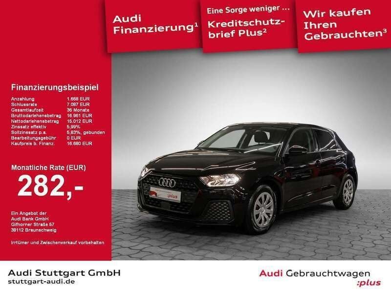 Schwarz Gebraucht 2021 Audi A1 Sportback Design Kleinwagen | 17.250 € (Fairer Preis) - Bild 1/2