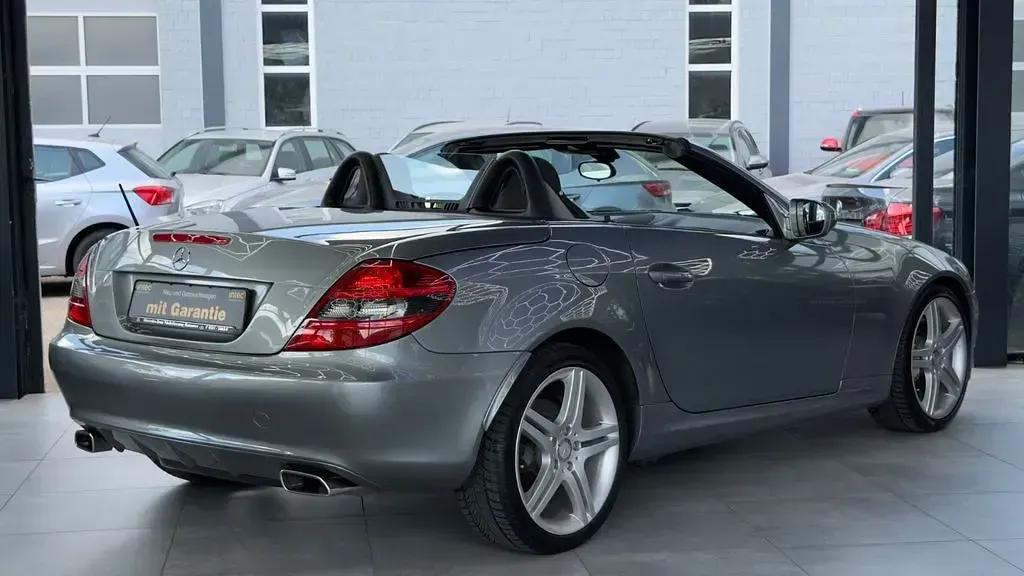Gebraucht Mercedes SLK300 2LOOK Edition 231 PS (169 kW) 2009 Silber Cabrio