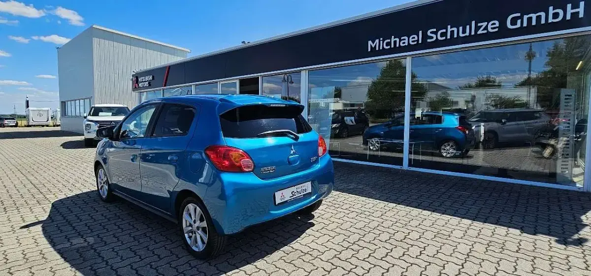 Gebraucht Mitsubishi Space Star 80 PS (58 kW) 2013 Atollblau Van / Kleinbus