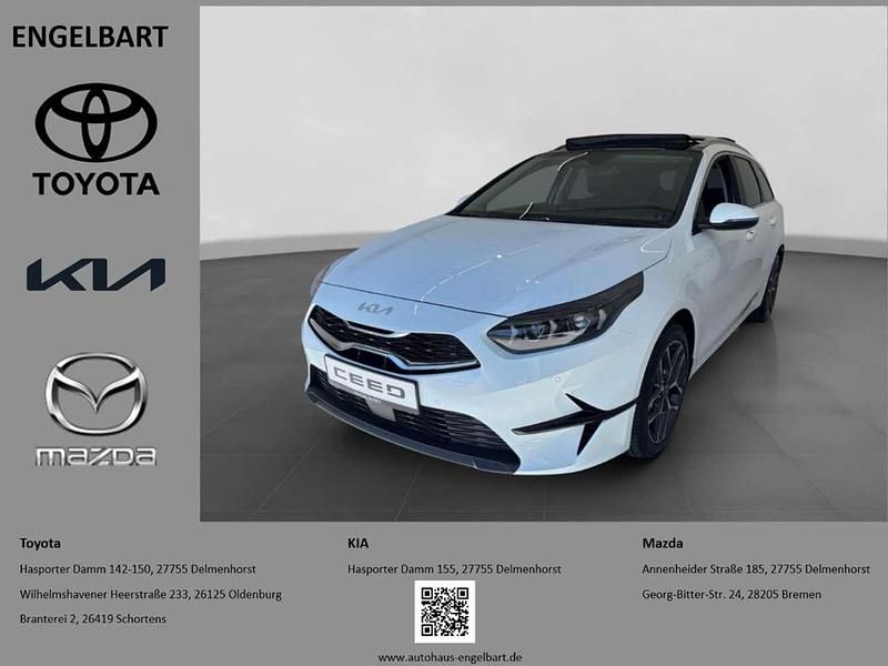 Deluxe white metallic Gebraucht 2024 Kia Ceed Sportswagon GT-Line Kombi | 29.990 € (Etwas zu teuer) - Bild 1/4