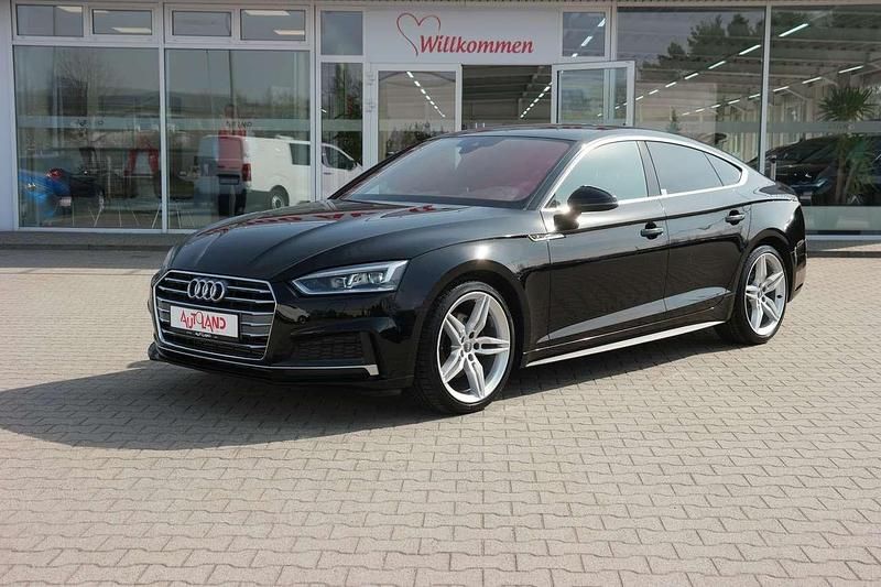 Gebraucht Audi A5 Sportback S-Line 190 PS (139 kW) 2017 Schwarz Kleinwagen