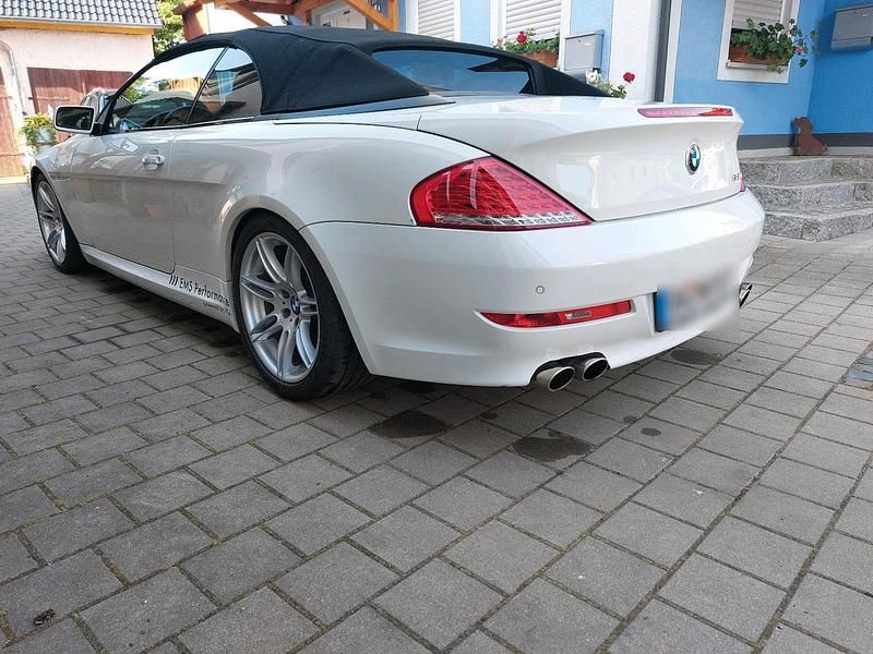 Weiß Gebraucht 2008 BMW 650 Cabriolet Cabrio | 13.800 € - Bild 1/4