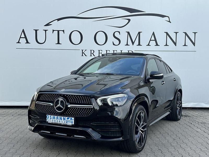 Obsidianschwarz metalliclack Gebraucht 2023 Mercedes GLE400 AMG line Coupé | 79.950 € (Superpreis) - Bild 1/4