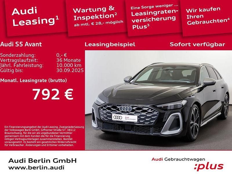 Mythosschwarz metallic Gebraucht 2025 Audi S5 Ambiente Kombi | 73.200 € (Superpreis) - Bild 1/3