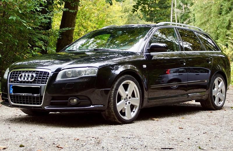 Schwarz Gebraucht 2007 Audi A4 S-Line Kombi | 5.500 € (Teuer) - Bild 1/4