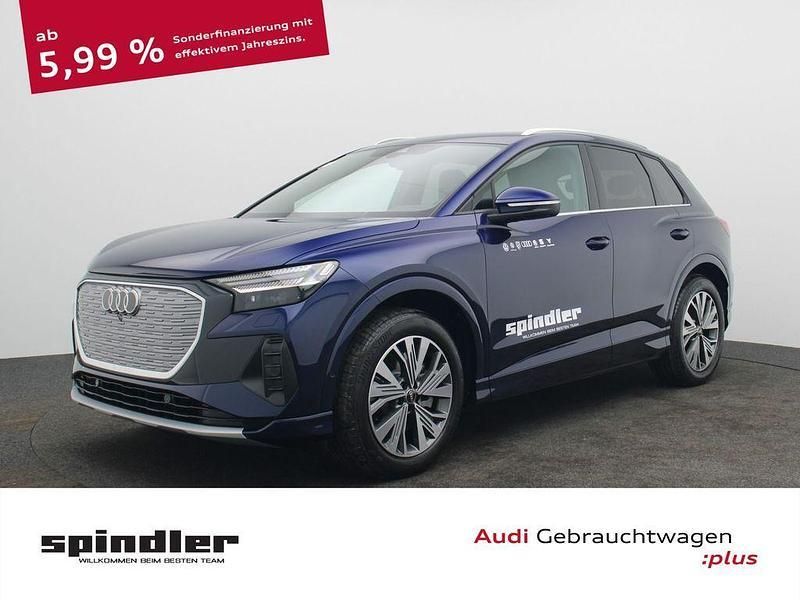 Navarrablau metallic Gebraucht 2024 Audi Q4 e-tron Ambiente SUV | 41.980 € (Fairer Preis) - Bild 1/4