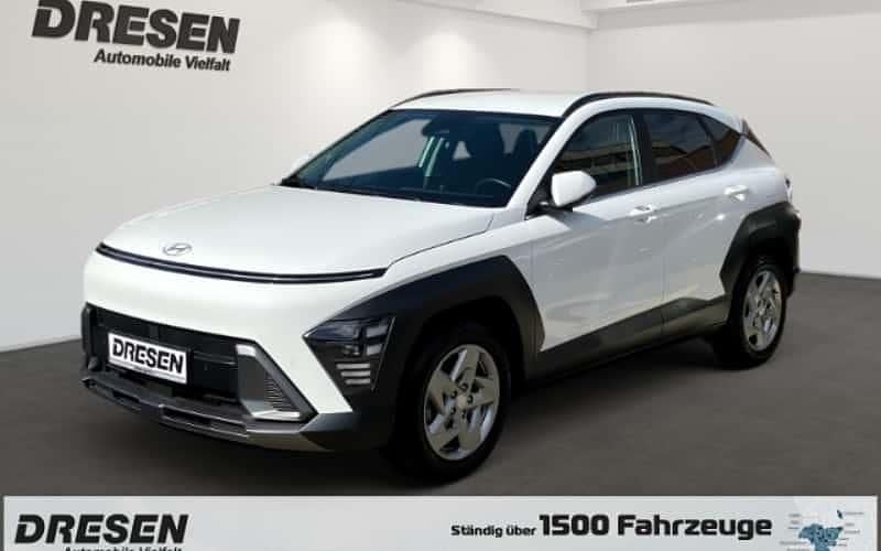 Weiss Gebraucht 2024 Hyundai Kona Trend SUV | 25.990 € (Fairer Preis) - Bild 1/4