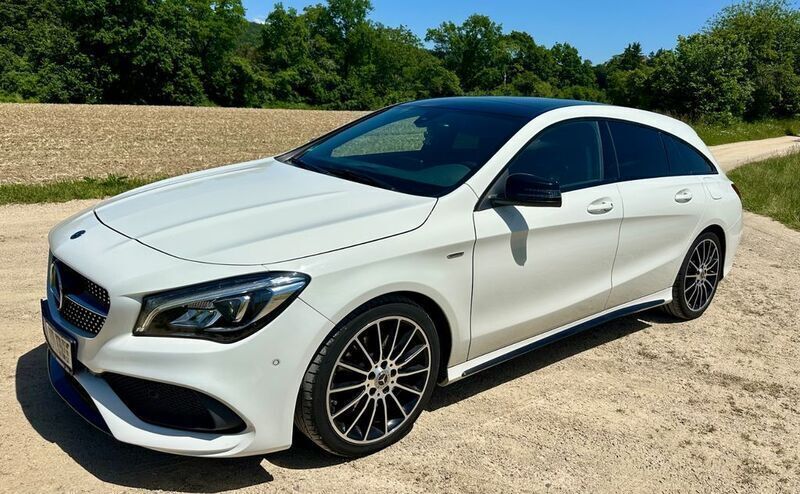Weiß Gebraucht 2017 Mercedes CLA220 Shooting Brake AMG line Kombi | 20.850 € (Fairer Preis) - Bild 1/4