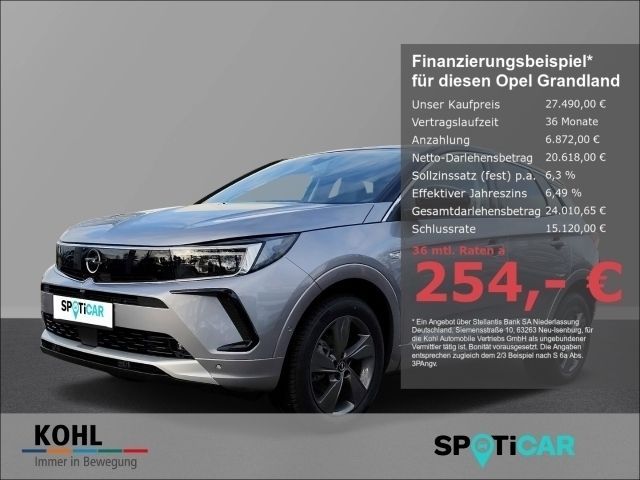 Grau Gebraucht 2023 Opel Grandland X Ultimate SUV | 27.490 € (Fairer Preis) - Bild 1/4