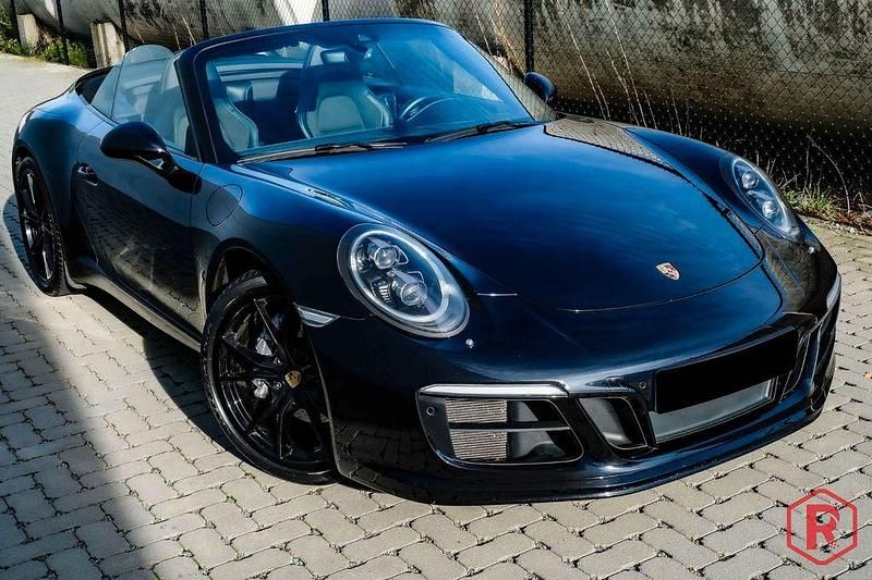 Schwarz Gebraucht 2018 Porsche 911 Carrera Cabriolet Cabrio | 99.900 € (Superpreis) - Bild 1/4