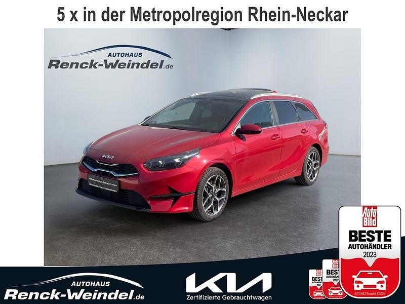 Aa9) infrarot met. (rot Gebraucht 2023 Kia Ceed Sportswagon Spirit Kombi | 23.989 € (Fairer Preis) - Bild 1/4