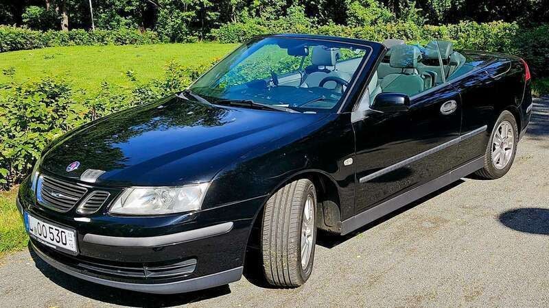 Schwarz Gebraucht 2007 Saab 9-3 Cabriolet Cabrio | 4.990 € (Superpreis) - Bild 1/4