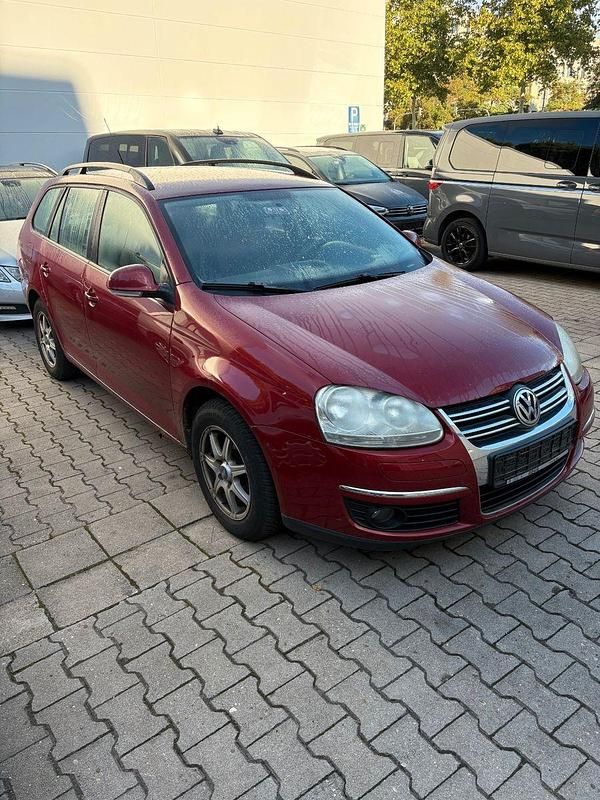 Rot Gebraucht 2009 VW Golf VI Comfortline Kombi | 999 € (Superpreis) - Bild 1/4