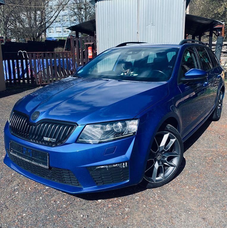 Gebraucht Skoda Octavia RS 184 PS (135 kW) 2014 Blau Kleinwagen
