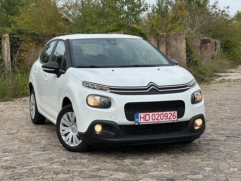 Weiß Gebraucht 2018 Citroën C3 Kleinwagen | 7.100 € (Teuer) - Bild 1/4