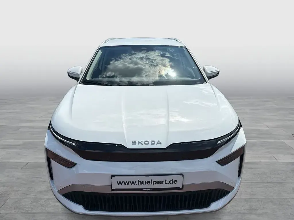 Gebraucht Skoda Enyaq iV Loft 210 kW (286 PS) 2025 Moonweiss metallic SUV