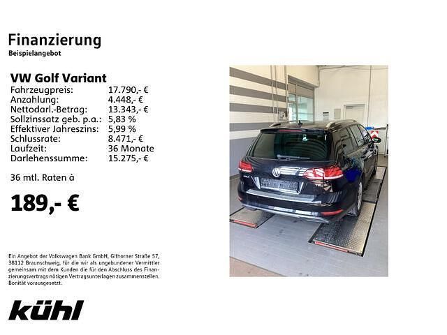 Second-hand VW Golf VII Sound 110 CP (80 kW) 2018 Negru Break