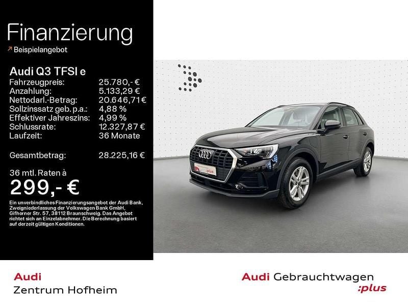 Mythosschwarz metallic Gebraucht 2022 Audi Q3 SUV | 25.780 € (Superpreis) - Bild 1/4