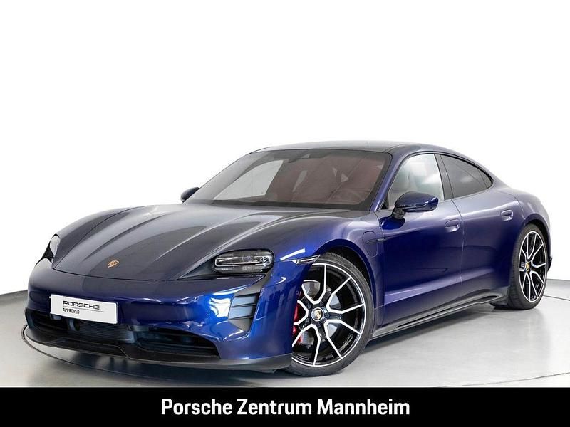 Blau Gebraucht 2022 Porsche Taycan 4S Limousine | 78.900 € (Teuer) - Bild 1/4