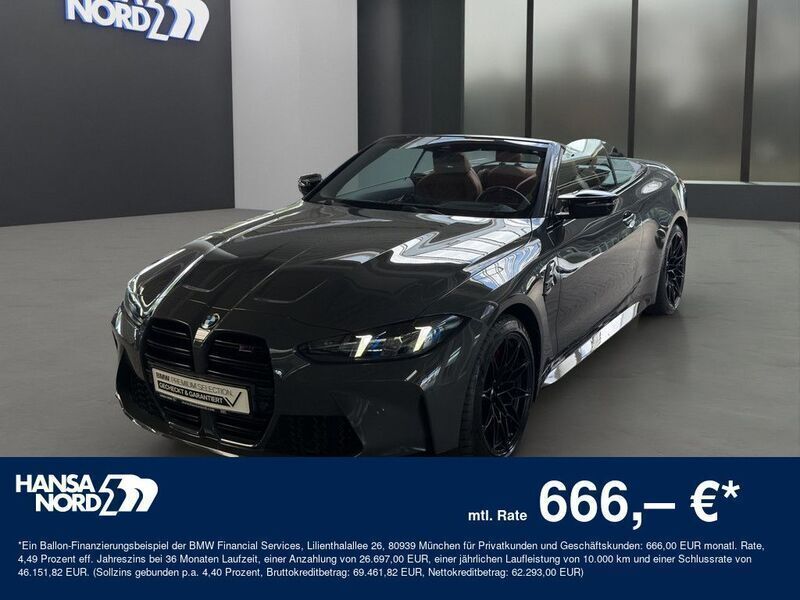 Grau / dravitgrau (metallic) Gebraucht 2024 BMW M4 Cabriolet Competition Edition Cabrio | 88.989 € (Superpreis) - Bild 1/4
