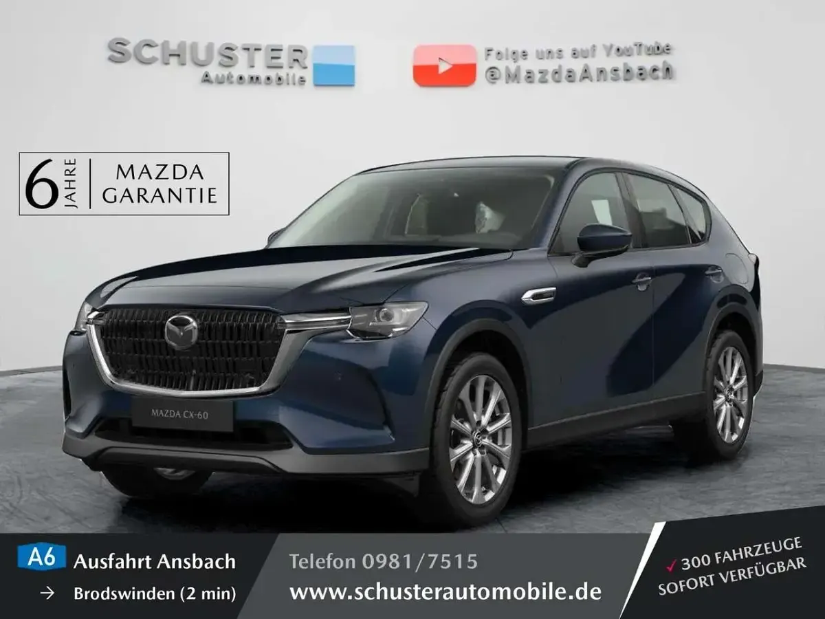 Nowe Mazda CX-60 254 KM (186 kW) 2025 Niebieski SUV
