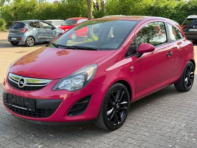 Rot Gebraucht 2013 Opel Corsa Active Limousine | 3.220 € (Fairer Preis) - Bild 1/4
