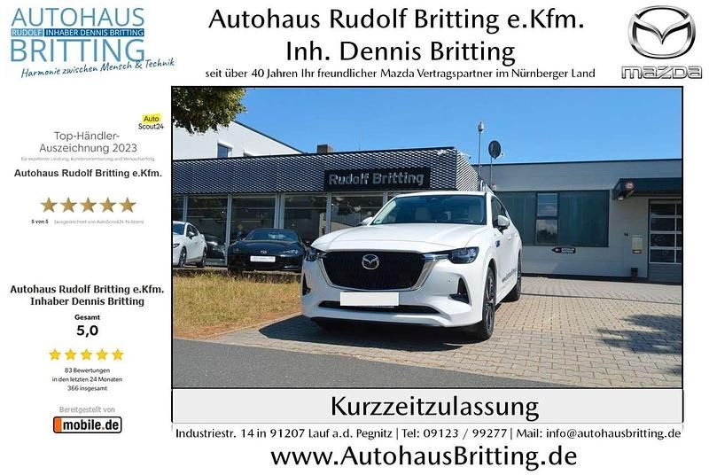 Weiß Gebraucht 2025 Mazda CX-60 Takumi-Line SUV | 54.890 € (Etwas zu teuer) - Bild 1/4