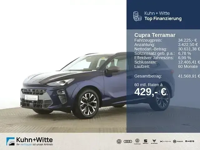 Second-hand Cupra Terramar 150 CP (110 kW) 2025 Albastru SUV
