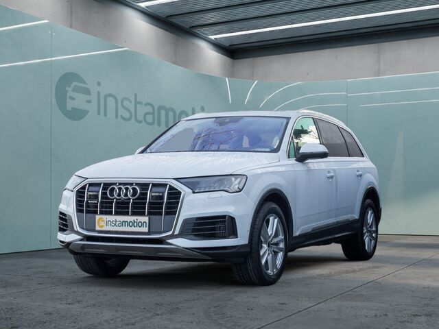 Weiß Gebraucht 2021 Audi Q7 Ambiente SUV | 58.030 € (Teuer) - Bild 1/2
