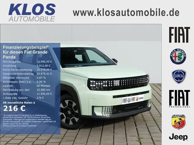 Cinema schwarz metallic Neu 2025 Fiat Panda Icon Kleinwagen | 22.490 € (Fairer Preis) - Bild 1/4