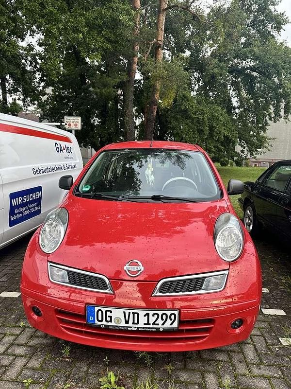 Gebraucht Nissan Micra Acenta 88 PS (64 kW) 2009 Rot Kleinwagen