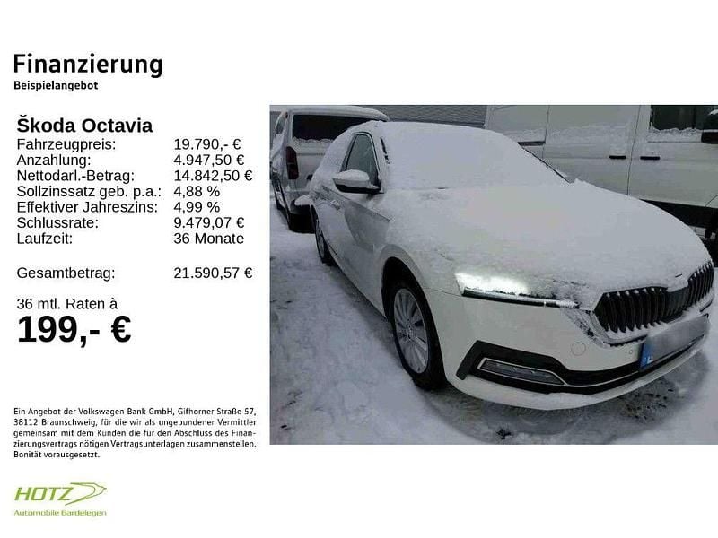 Gebraucht Skoda Octavia First Edition 116 PS (85 kW) 2021 Candyweiss Kombi