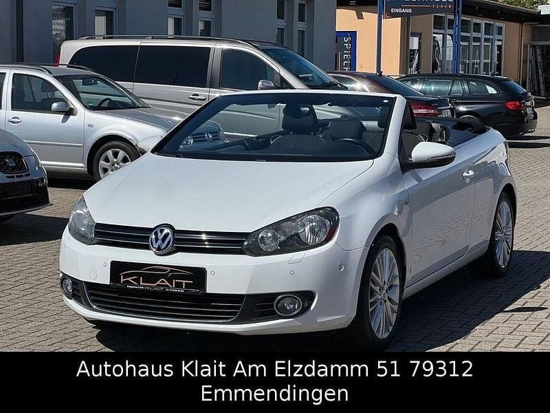 Weiß Gebraucht 2014 VW Golf Cabriolet Cup Cabrio | 8.990 € (Fairer Preis) - Bild 1/4