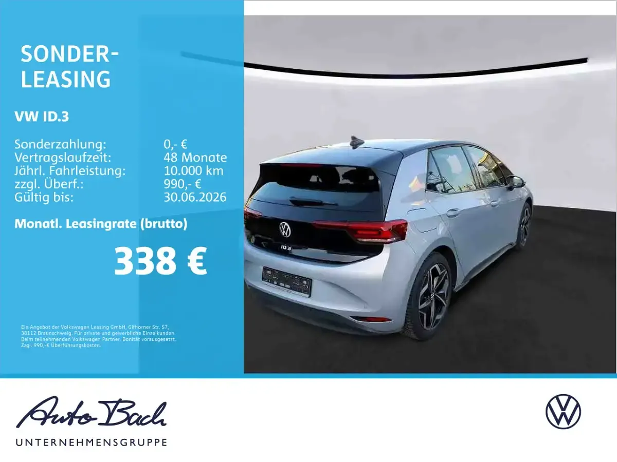 Gebraucht VW ID.3 Pro Performance 150 kW (204 PS) 2023 Silber Kleinwagen