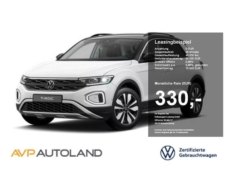 Weiß Gebraucht 2025 VW T-Roc Goal SUV | 30.430 € (Fairer Preis) - Bild 1/4